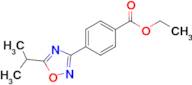 Ethyl 4-(5-isopropyl-1,2,4-oxadiazol-3-yl)benzoate
