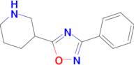3-(3-Phenyl-1,2,4-oxadiazol-5-yl)piperidine
