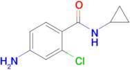 4-Amino-2-chloro-N-cyclopropylbenzamide