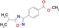 Methyl 4-(5-isopropyl-1,2,4-oxadiazol-3-yl)benzoate