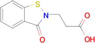 3-(3-Oxo-2,3-dihydro-1,2-benzothiazol-2-yl)propanoic acid