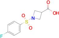 1-(4-Fluorobenzenesulfonyl)azetidine-3-carboxylic acid