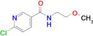 6-Chloro-N-(2-methoxyethyl)pyridine-3-carboxamide