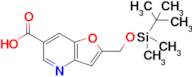 2-((tert-Butyldimethylsilyloxy)methyl)-furo[3,2-b]pyridine-6-carboxylic acid