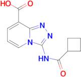 3-(Cyclobutanecarboxamido)-[1,2,4]triazolo[4,3-a]pyridine-8-carboxylic acid