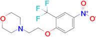 4-(2-(2-(Trifluoromethyl)-4-nitrophenoxy)ethyl)morpholine