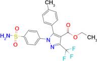 Ethyl 1-(4-(aminosulfonyl)phenyl)-3-(trifluoromethyl)-5-p-tolyl-1h-pyrazole-4-carboxylate