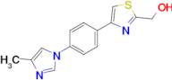 (4-(4-(4-Methyl-1H-imidazol-1-yl)phenyl)thiazol-2-yl)methanol