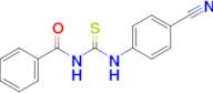 1-Benzoyl-3-(4-cyanophenyl)thiourea