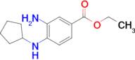 Ethyl 3-amino-4-(cyclopentylamino)benzoate