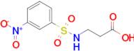 3-[(3-Nitrobenzene)sulfonamido]propanoic acid