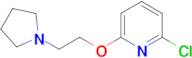 2-chloro-6-[2-(pyrrolidin-1-yl)ethoxy]pyridine