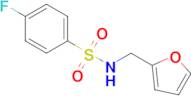 N-(Furan-2-ylmethyl) 4-fluorobenzenesulfonamide