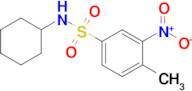 N-Cyclohexyl-4-methyl-3-nitrobenzenesulfonamide