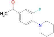 1-(3-Fluoro-4-piperidin-1-ylphenyl)ethanone