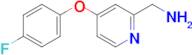 (4-(4-Fluorophenoxy)pyridin-2-yl)methanamine