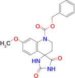 Benzyl-7-methoxy-2',5'-dioxospiro[2,3-dihydroquinoline-4,4'-imidazolidine]-1-carboxylate