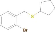 2-(S-Cyclopentylthiomethyl)-1-bromobenzene