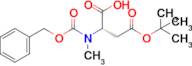 (2S)-2-{[(benzyloxy)carbonyl](methyl)amino}-4-(tert-butoxy)-4-oxobutanoic acid