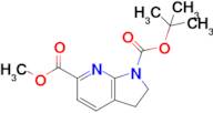 1-tert-Butyl 6-methyl 2,3-dihydro-1h-pyrrolo[2,3-b]pyridine-1,6-dicarboxylate