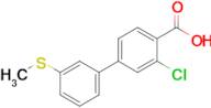 2-Chloro-4-(3-methylthiophenyl)benzoic acid