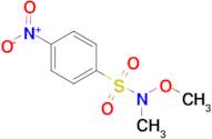 N-Methoxy-N-methyl-4-nitrobenzenesulfonamide