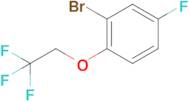 2-Bromo-4-fluoro-1-(2,2,2-trifluoroethoxy)benzene