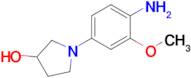 1-(4-Amino-3-methoxyphenyl)pyrrolidin-3-ol