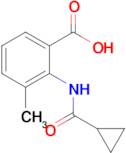 2-[(Cyclopropylcarbonyl)amino]-3-methylbenzoic acid