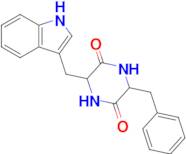 3-(1H-Indol-3-ylmethyl)-6-(phenylmethyl)-2,5-piperazinedione