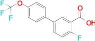 2-Fluoro-5-(4-trifluoromethoxyphenyl)benzoic acid