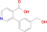 3-(3-Hydroxymethylphenyl)isonicotinic acid