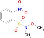 N-Methoxy-n-methyl-2-nitrobenzenesulfonamide