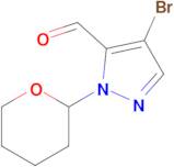 4-Bromo-2-(oxan-2-yl)pyrazole-3-carbaldehyde