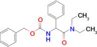 Phenylmethyl N-[2-(diethylamino)-2-oxo-1-phenylethyl]carbamate