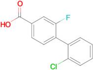 4-(2-Chlorophenyl)-3-fluorobenzoic acid