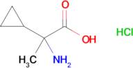 2-Amino-2-cyclopropylpropanoic acid HCl