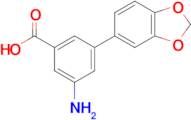 3-Amino-5-(3,4-methylenedioxyphenyl)benzoic acid