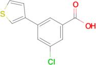 5-Chloro-3-(thiophen-3-yl)benzoic acid