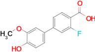 4-(4-Carboxy-3-fluorophenyl)-2-methoxyphenol