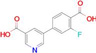 5-(4-Carboxy-3-fluorophenyl)nicotinic acid