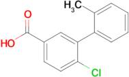 4-Chloro-3-(2-methylphenyl)benzoic acid