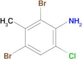 2,4-dibromo-6-chloro-3-methylaniline