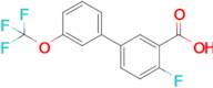 2-Fluoro-5-(3-trifluoromethoxyphenyl)benzoic acid