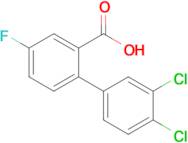 2-(3,4-Dichlorophenyl)-5-fluorobenzoic acid