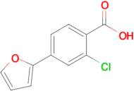 2-Chloro-4-(furan-2-yl)benzoic acid