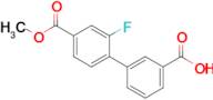 3-(2-Fluoro-4-methoxycarbonylphenyl)benzoic acid