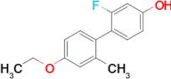 4-(4-Ethoxy-2-methylphenyl)-3-fluorophenol