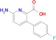 6-Amino-3-(4-fluorophenyl)picolinic acid