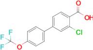 2-Chloro-4-(4-trifluoromethoxyphenyl)benzoic acid